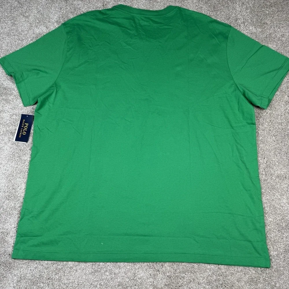 NWT Polo Ralph Lauren Mens Classic Fit T-Shirt Green Logo 2XB